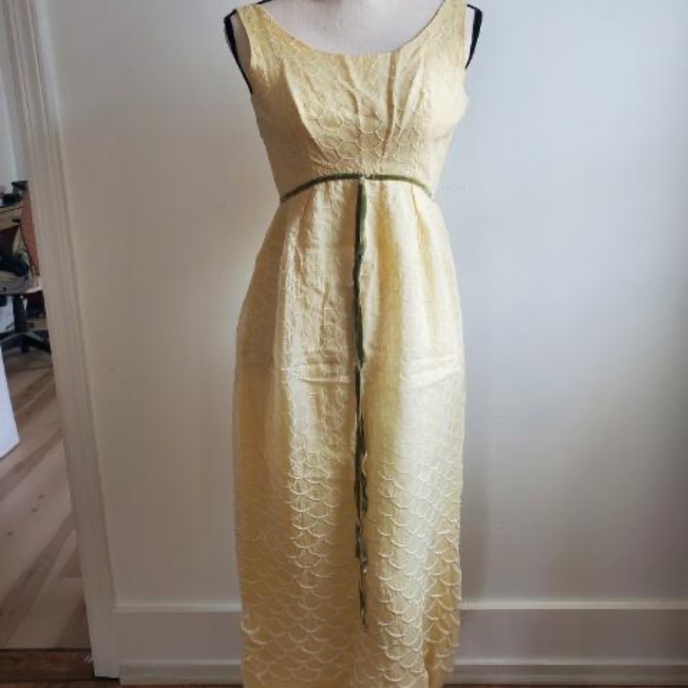 Vintage Scalloped Dress